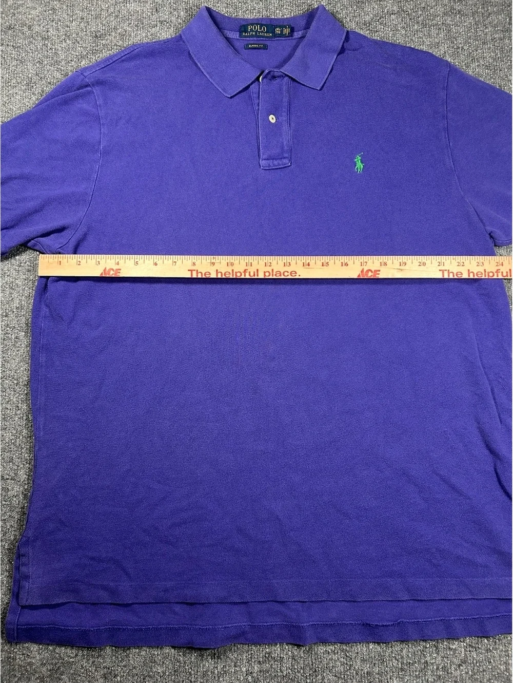 Polo Ralph Lauren Classic Fit Purple Polo Shirt Size XXL